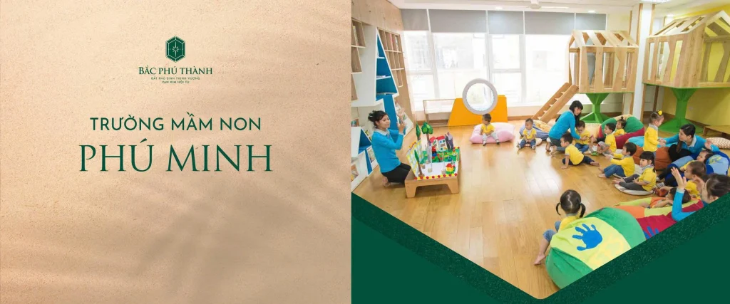 Trường mầm non Phú Minh khu đô thị Bắc Sài Gòn