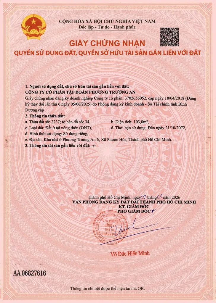 Sổ hồng khu đô thị Bắc Sài Gòn
