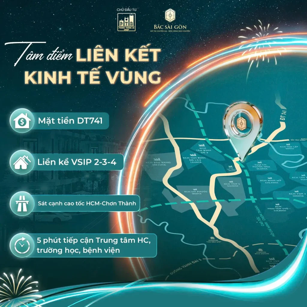 Tâm điểm liên kết vùng của khu đô thi Bắc Sài Gòn