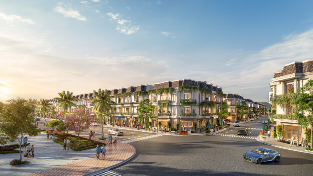 Phác thảo shophouse tại khu đô thị Bắc Sài Gòn