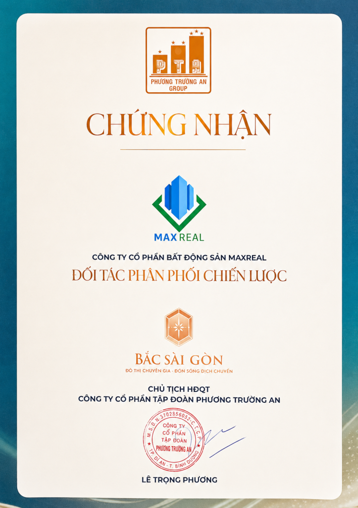 Maxreal đối tác phân phối chiến lượt dự án Bắc Sài Gòn