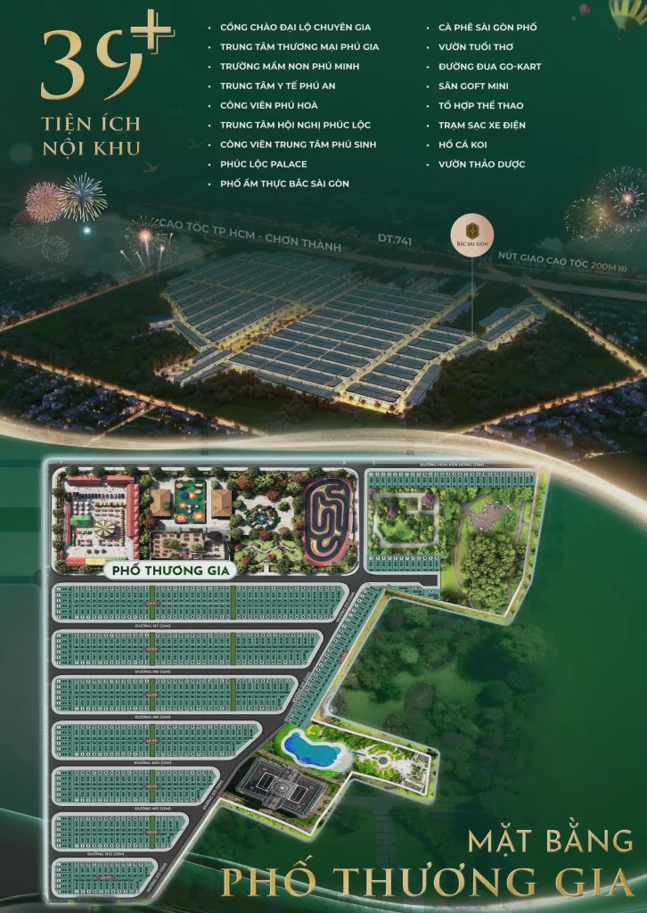 39 tiện ích khu đô thị Bắc Sài Gòn