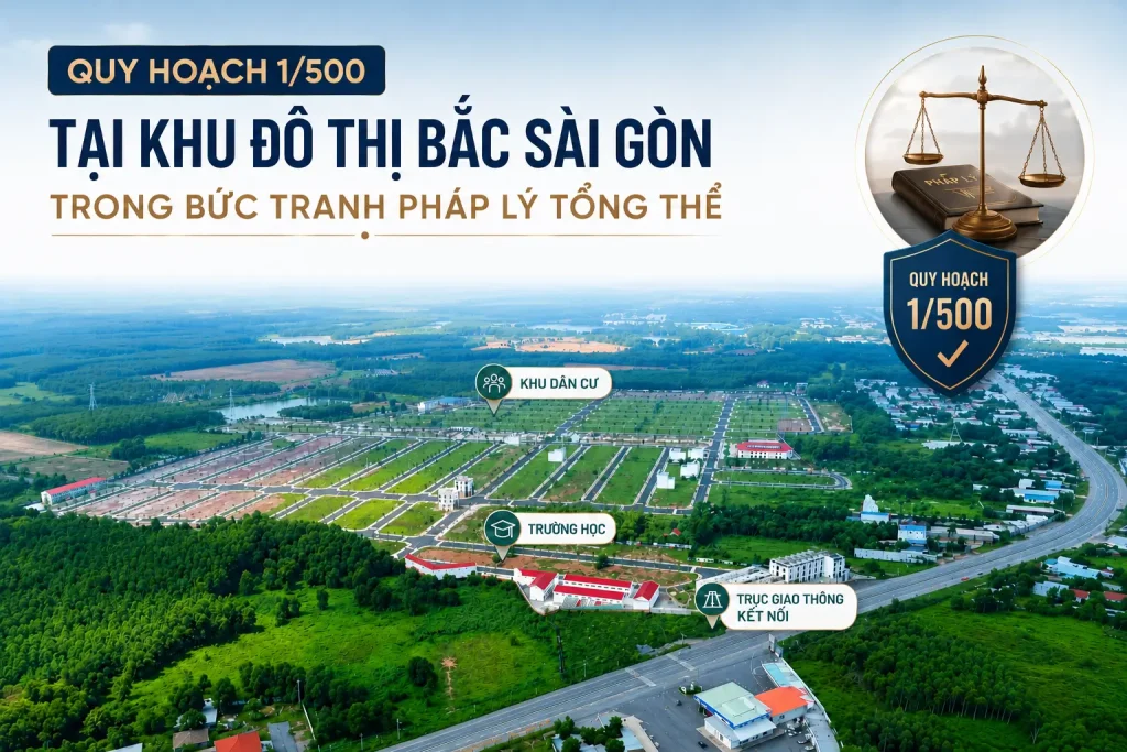Quy hoạch 1/500 tại khu đô thị Bắc Sài Gòn