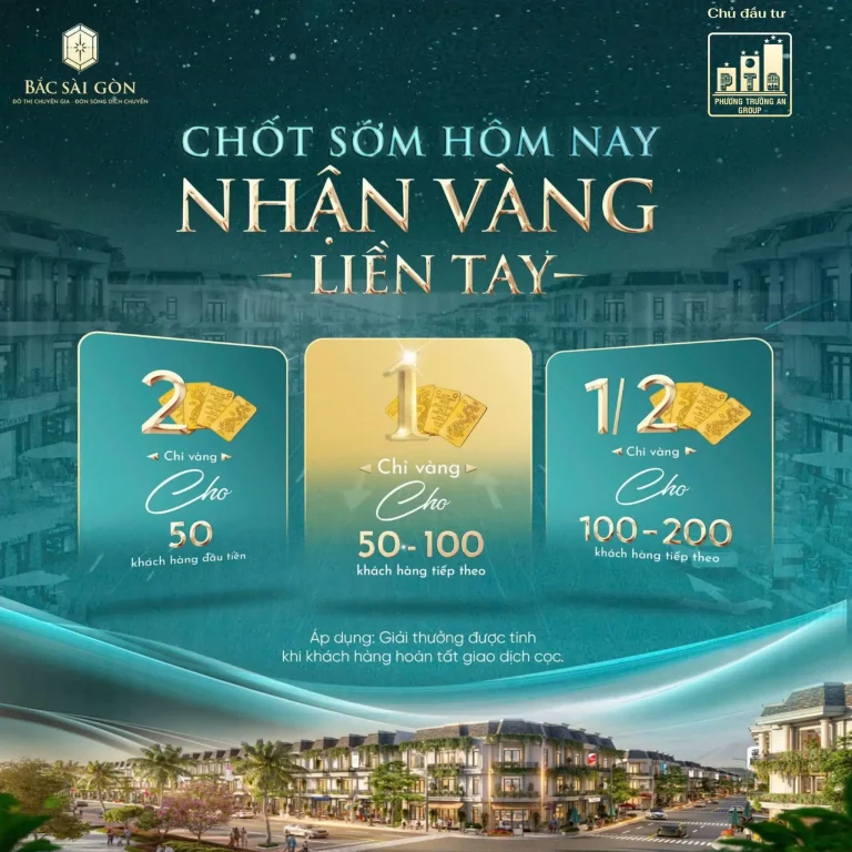 Booking Khu đô thị Bắc Sài Gòn