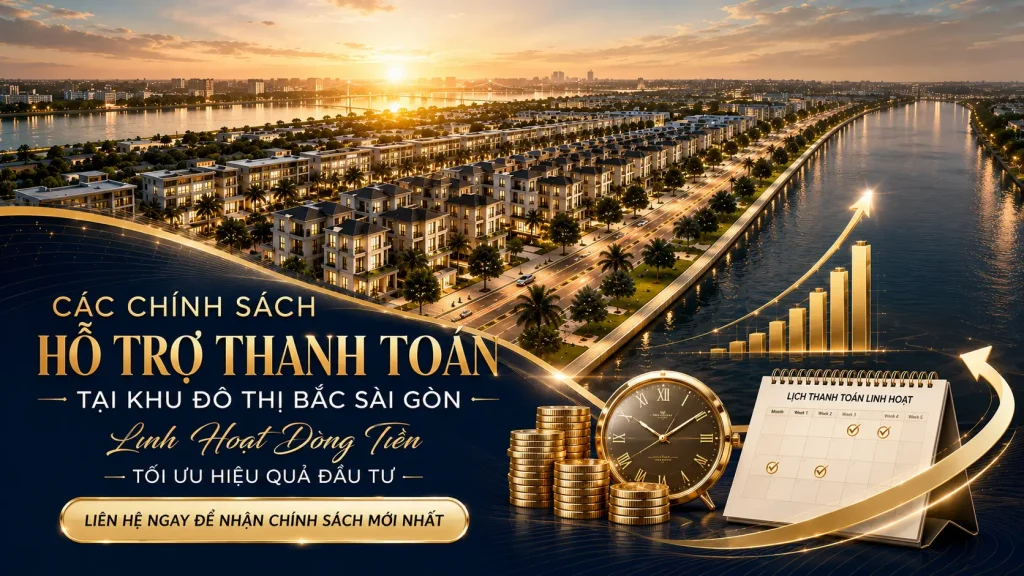 Chính sách hỗ trợ thanh toán tại Khu đô thị Bắc Sài Gòn