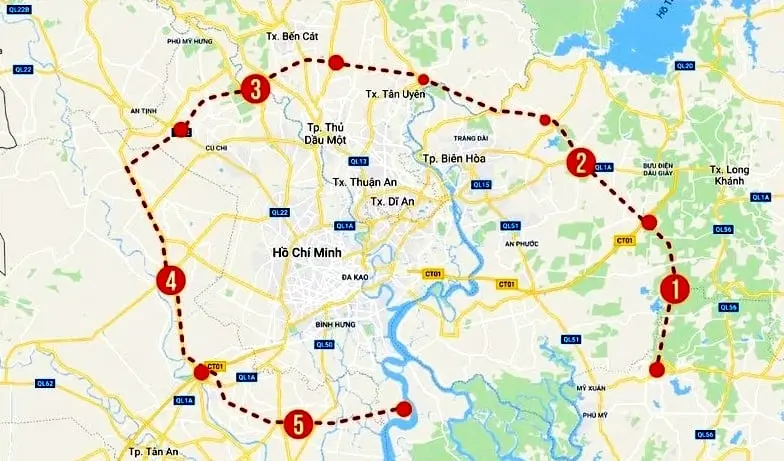 Vành đai 4 TP.HCM có ỹ nghía thúc đẩy liên kết và phát triển kinh tế vùng trọng điểm phía Nam.