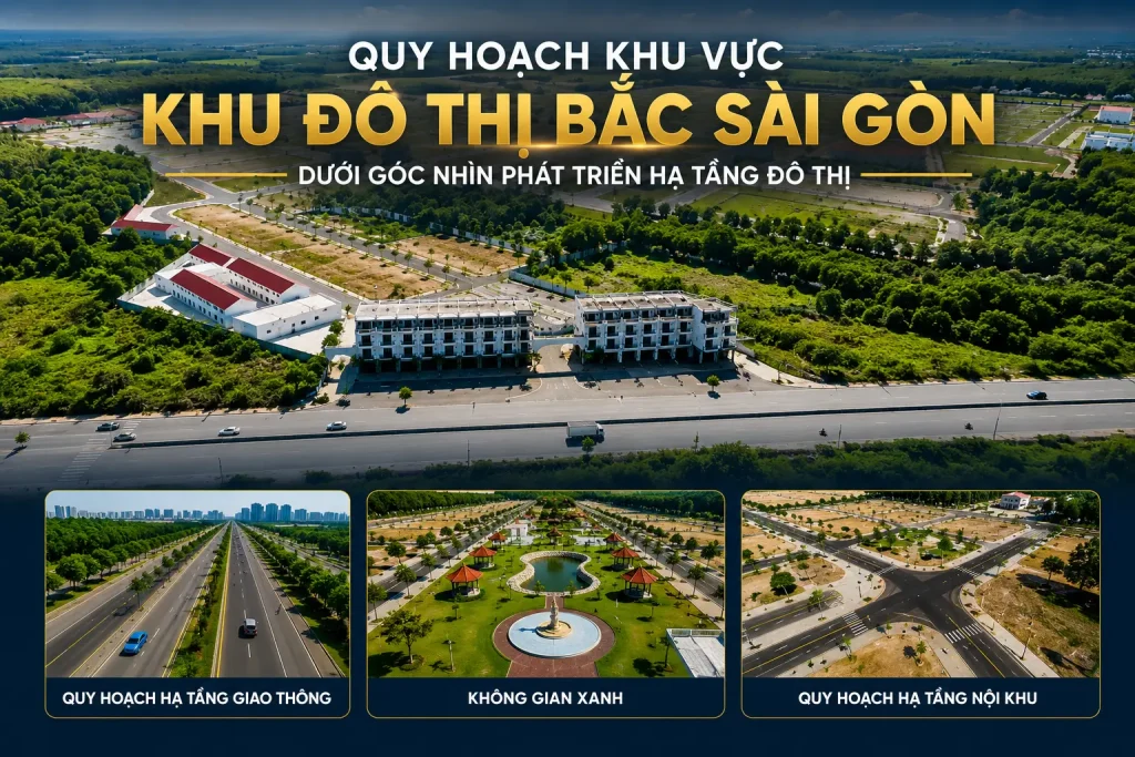 Quy hoạch khu vực khu đô thị Bắc Sài Gòn dưới góc nhìn phát triển hạ tầng đô thị