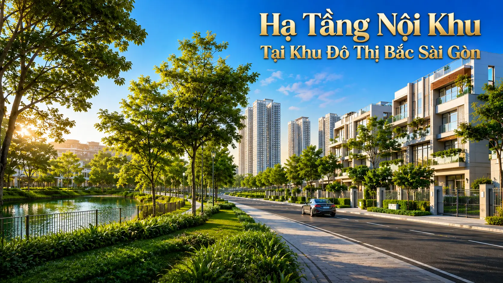 Hạ tầng nội khu của khu đô thị Bắc Sài Gòn
