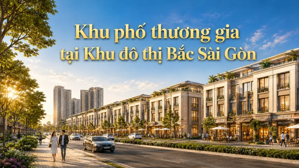 Khu phố thương gia tại Khu đô thị Bắc Sài Gòn