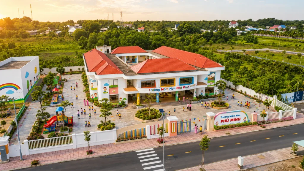 Trường mầm non Phú Minh tại Khu đô thị Bắc Sài Gòn